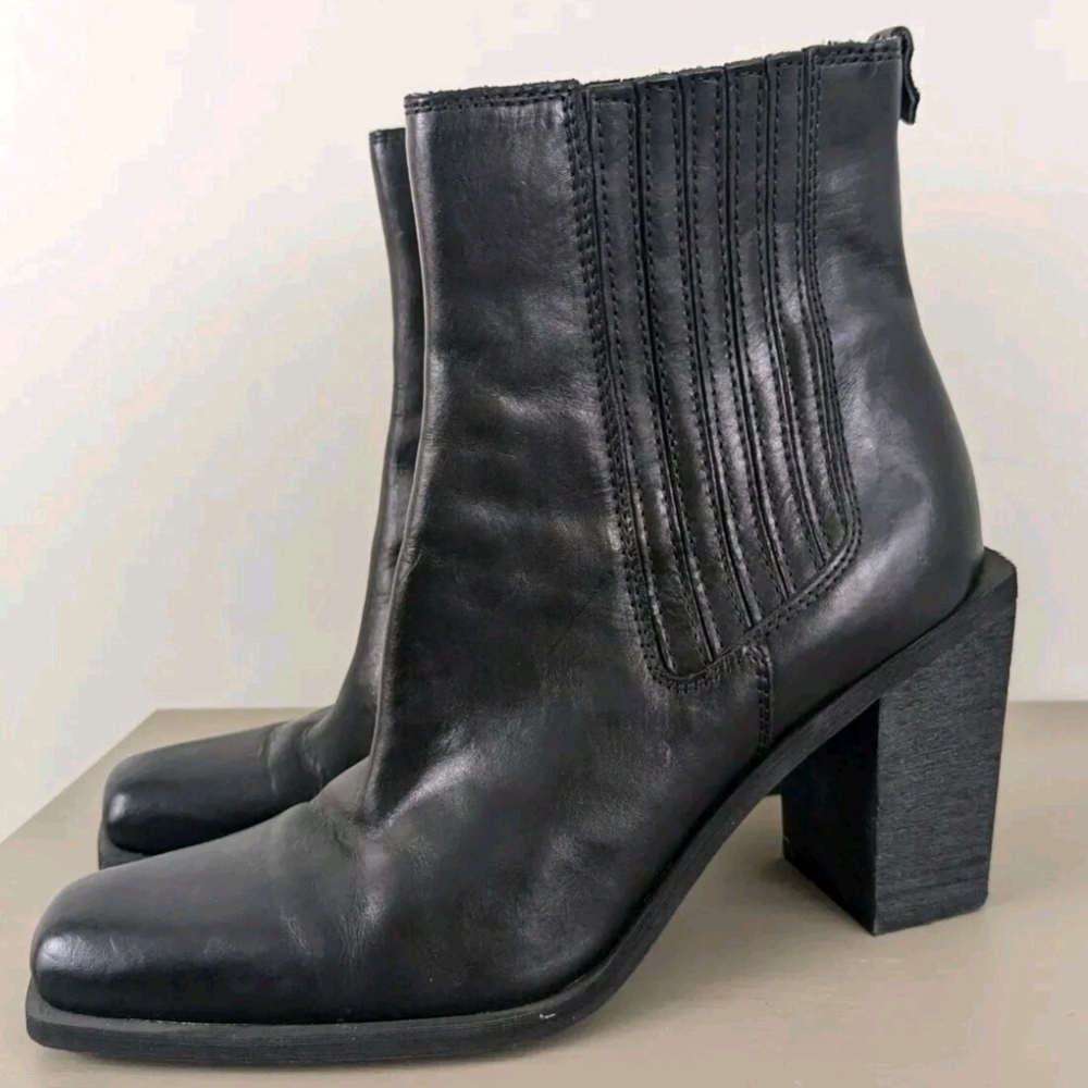 Sam Edelman Black Heeled Boots